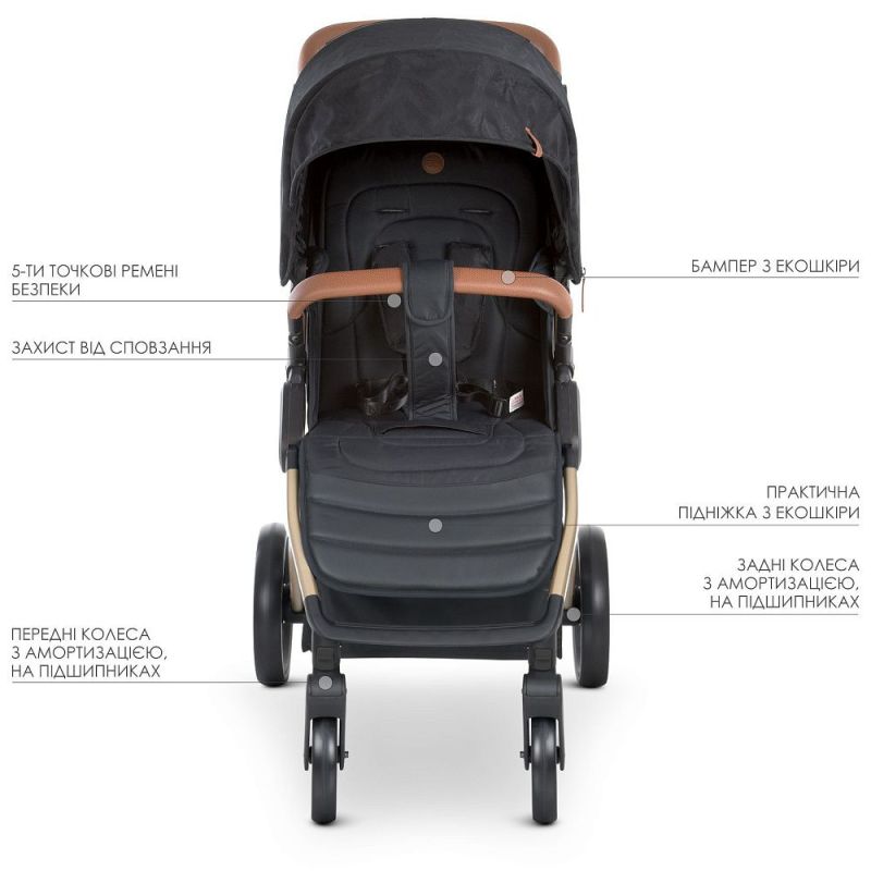 Прогулочная коляска El Camino DYNAMIC PRO Special Black