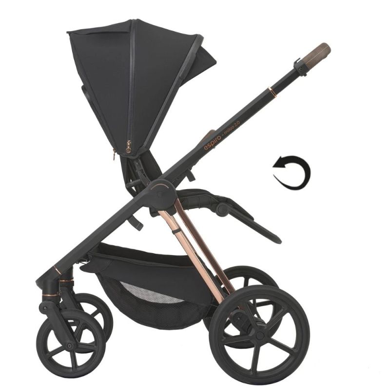 Коляска 2 в 1 Espiro Miloo 2.0 310 Diamond Black