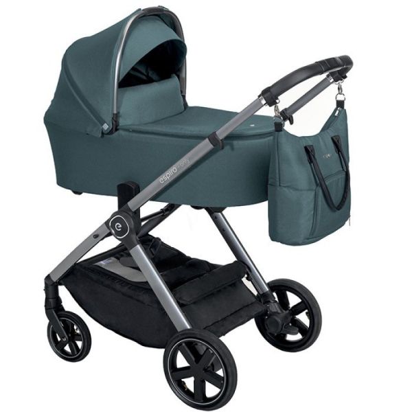 Коляска 2 в 1 Espiro Only New 05 Turquiose Island (сіра рама)