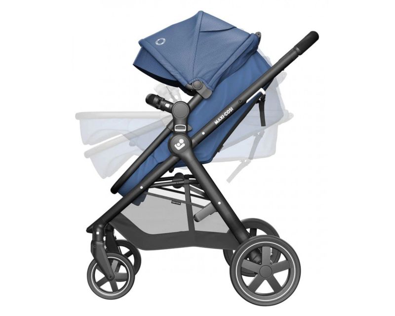 Коляска MAXI-COSI ZELIA2 з автокріслом CabrioFix Essential Blue