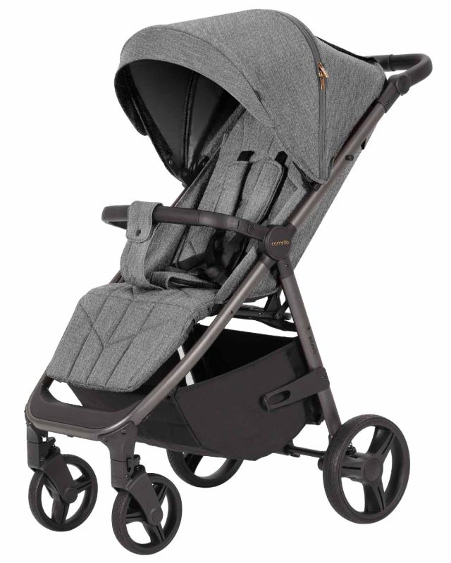 Коляска прогулочная CARRELLO Bravo CRL-8512PU Metal Grey