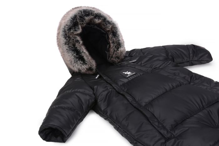 Зимний комбинезон - трансформер Cottonmoose Moose 0-6 M 767/65 black (черный)