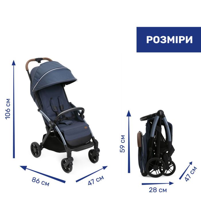Прогулочная коляска Chicco Goody XPlus Radiant Blue