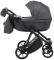 Коляска 2 в 1 Adamex Belissa ECO кожа 100% SA-4 темно-серый
