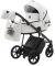 Коляска 2 в 1 Adamex Porto ECO кожа 100% SA-1 белый