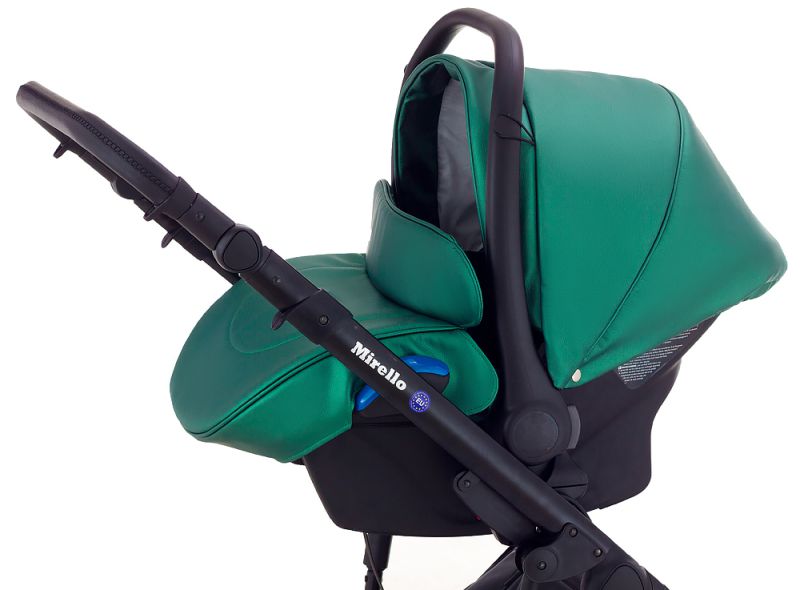 Автокрісло Adamex Kite шкіра 100% Y216 зелений перламутр