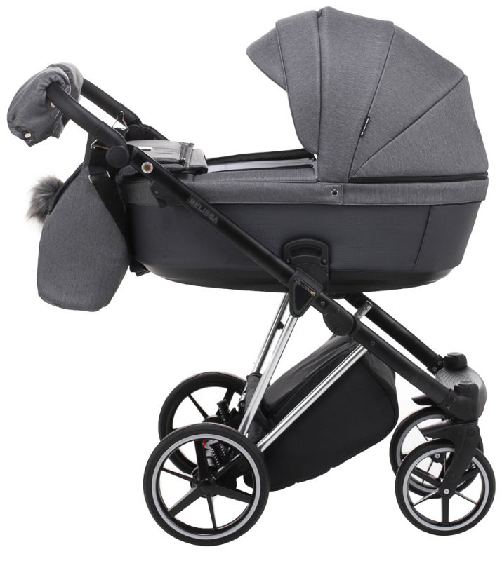 Коляска 2 в 1 Adamex Belissa Special Edidion (Chrome) PS-609