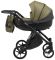 Коляска 2 в 1 Bair Next шкіра 100% 12 хакі