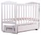 Кровать Babyroom Зайчонок Z301 маятник, ящик  белая