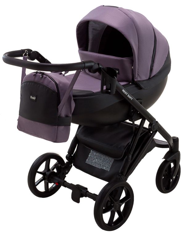 Коляска 2 в 1 Bair Next Soft 33 бузок