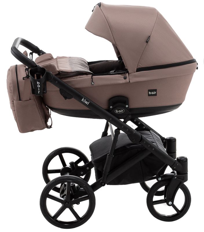 Коляска 2 в 1 Bair Kiwi Soft BKS-857 темный капучино
