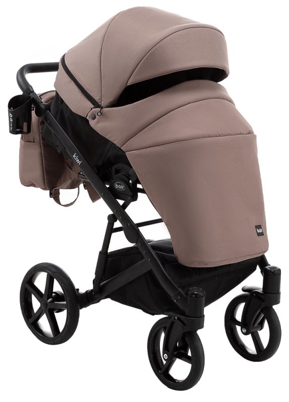 Коляска 2 в 1 Bair Kiwi Soft BKS-857 темный капучино