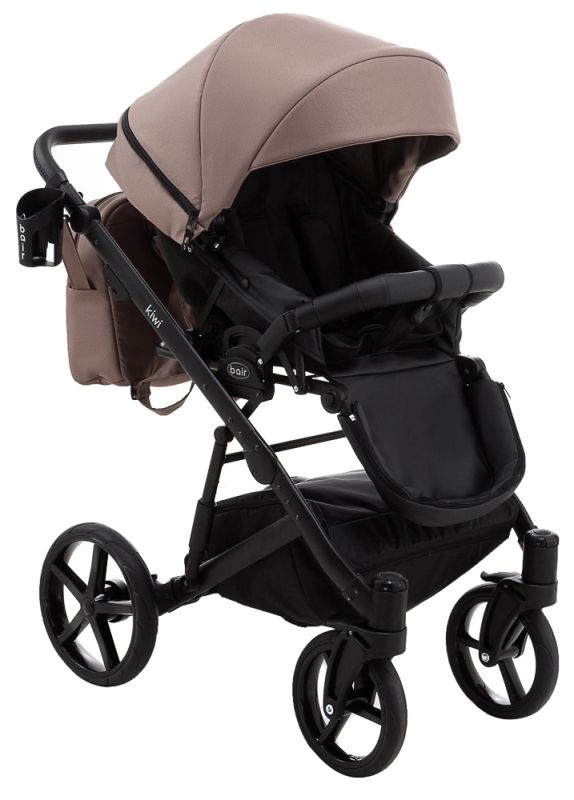 Коляска 2 в 1 Bair Kiwi Soft BKS-857 темный капучино
