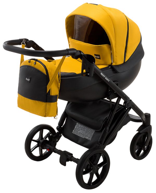 Коляска 2 в 1 Bair Next Soft 34 горчица Коляска 2 в 1 Bair Next Soft 34 горчица