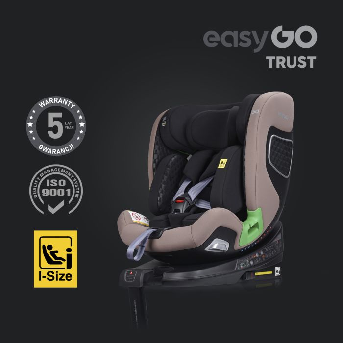 Автокрісло EasyGo Trust Isofix Taupe