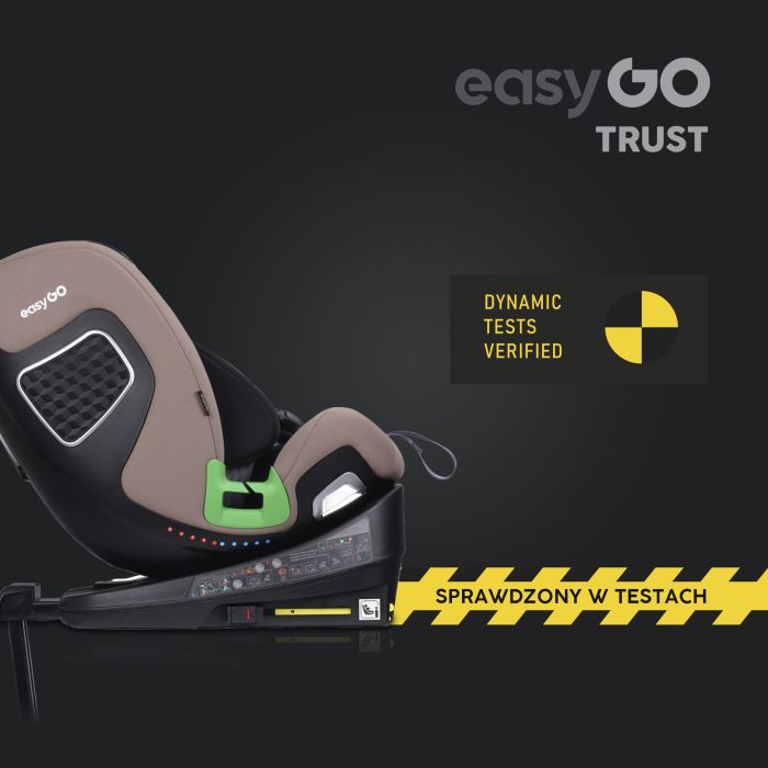 Автокрісло EasyGo Trust Isofix Taupe