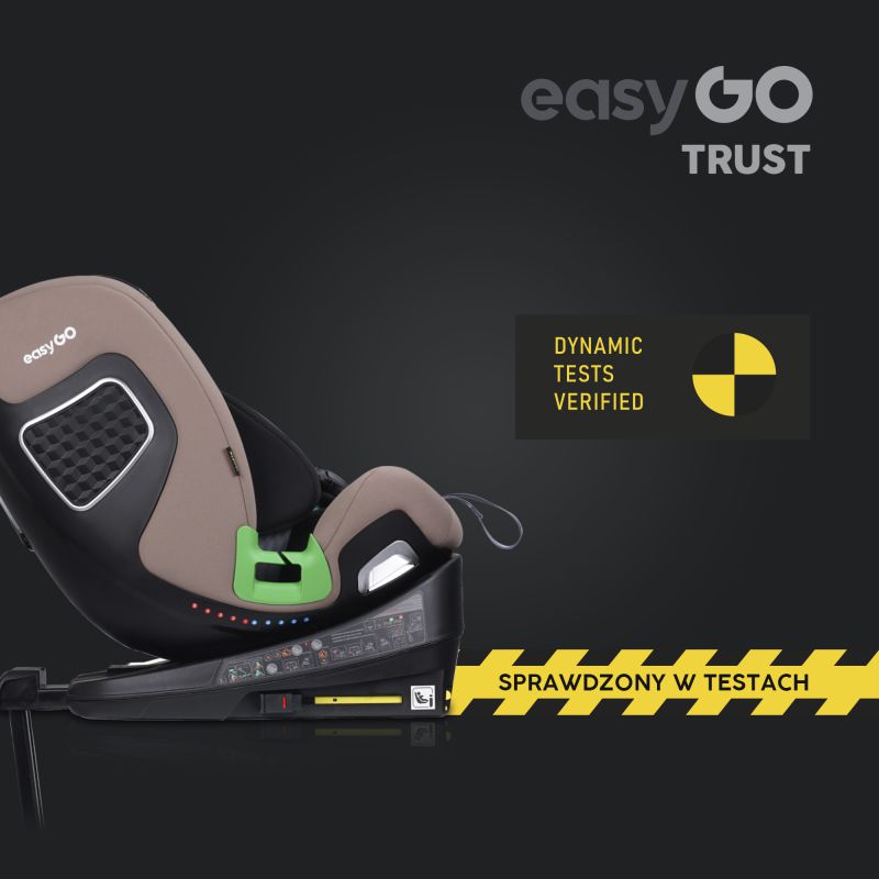 Автокресло EasyGo Trust Isofix Taupe