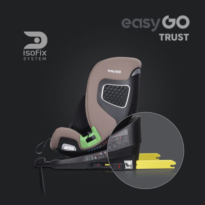 Автокрісло EasyGo Trust Isofix Taupe