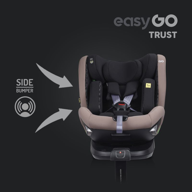 Автокресло EasyGo Trust Isofix Taupe