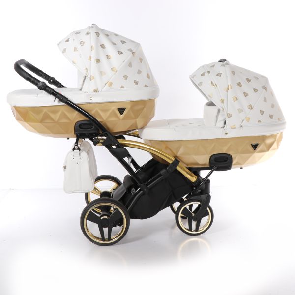 Коляска для двійнят Junama Glow Duo Slim 02 Коляска для двійнят Junama Glow Duo Slim 02