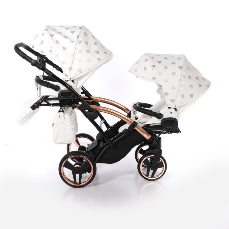 Коляска для двойни Junama Glow Duo Slim 01