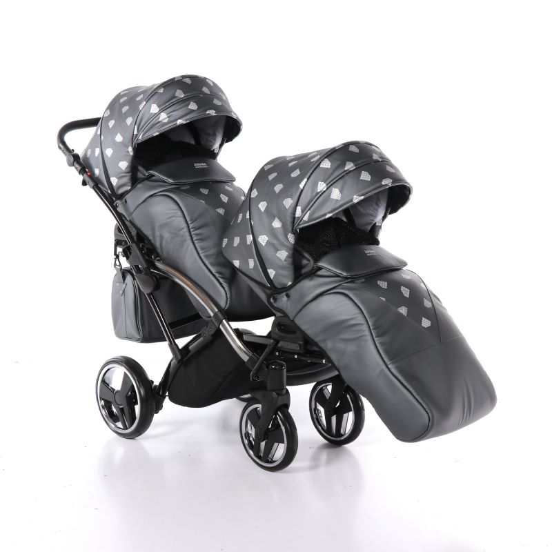 Коляска для двойни Junama Glow Duo Slim 04