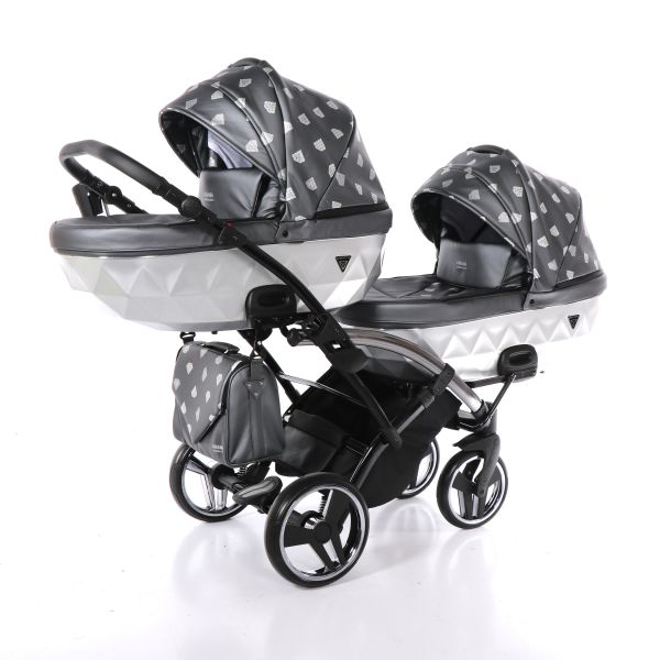 Коляска для двійні Junama Glow Duo Slim 04 Коляска для двійні Junama Glow Duo Slim 04