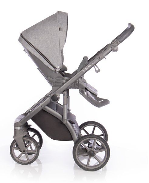 Коляска 2 в 1 Roan Bloom Grey Dots, сірий