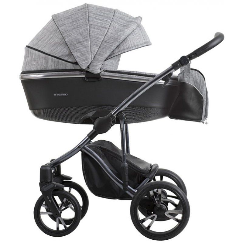 Коляска 2 в 1 Bebetto Bresso Premium DARK 04