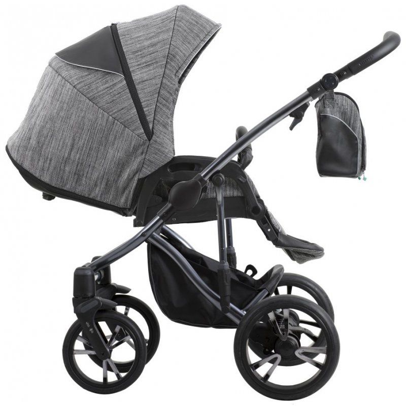 Коляска 2 в 1 Bebetto Bresso Premium DARK 04