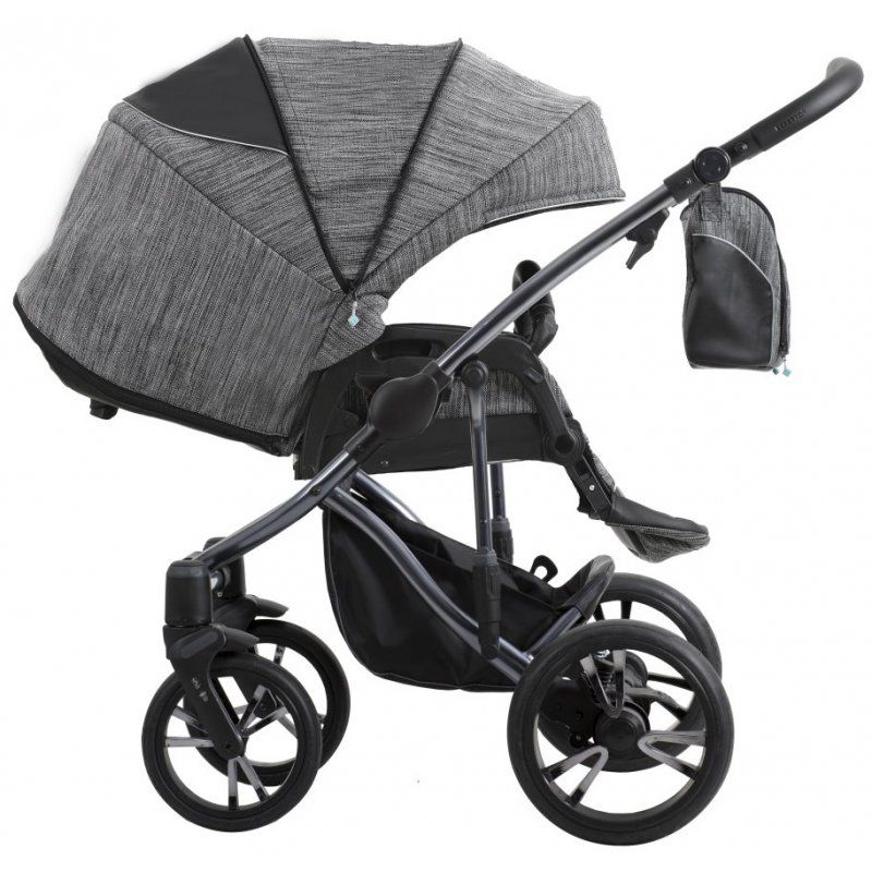 Коляска 2 в 1 Bebetto Bresso Premium DARK 02