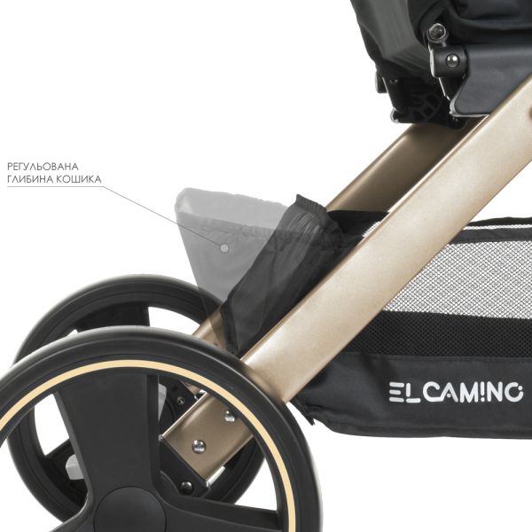 Прогулочная коляска El Camino ME 1053G DYNAMIC PRO Special Black