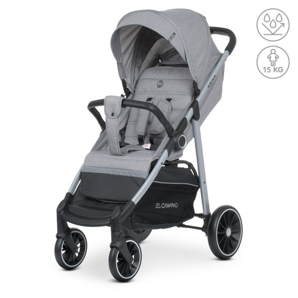 Прогулянкова коляска El Camino ME 1095 SIENA Mirage Gray Прогулянкова коляска El Camino ME 1095 SIENA Mirage Gray