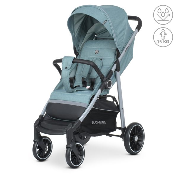 Прогулянкова коляска El Camino ME 1095 SIENA Cloud Blue Прогулянкова коляска El Camino ME 1095 SIENA Cloud Blue