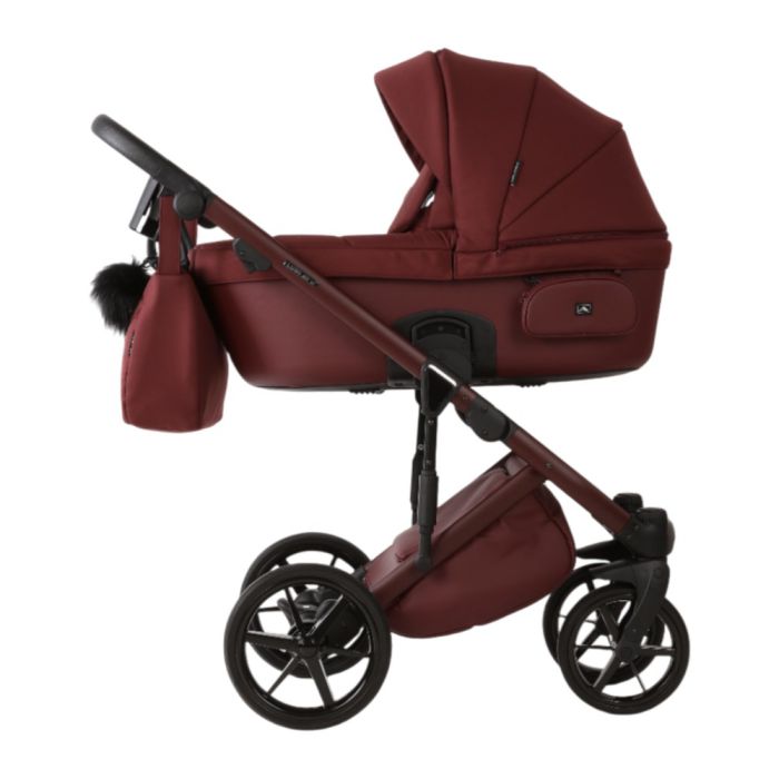 Коляска 2 в 1 Adamex Lumi Natura 18 Ruby