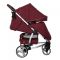 Коляска прогулочная CARRELLO Vista CRL-8505 Ruby Red в льне +дождевик L