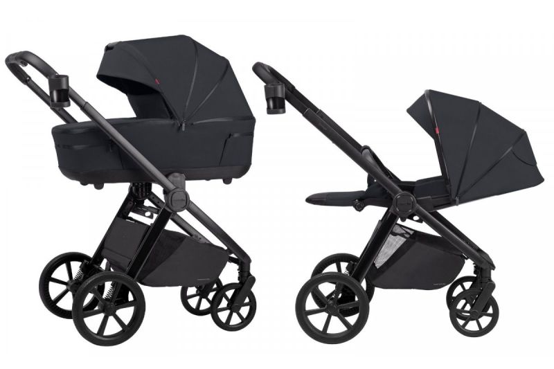 Коляска 2 в 1 CARRELLO Omega Plus CRL-6540/1 Cosmo Black