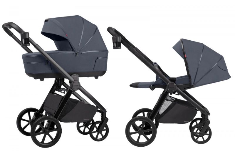 Коляска 2 в 1 CARRELLO Omega Plus CRL-6540/1 Meteor Grey