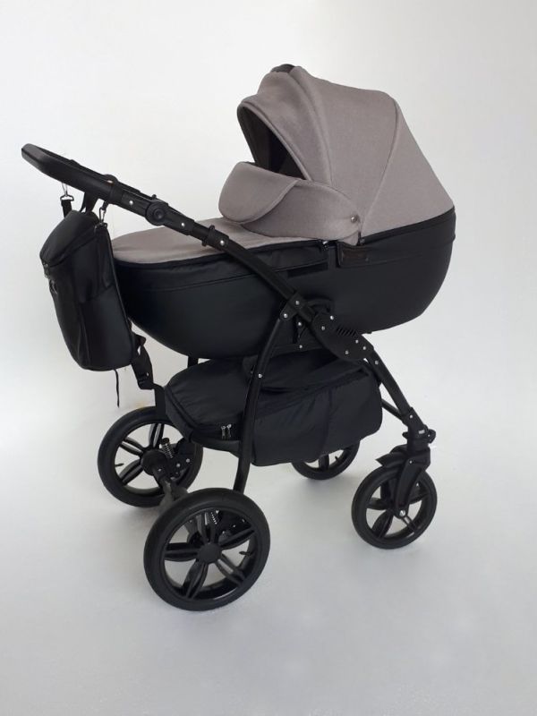Коляска 2 в 1 Rapido CLTK бежевый+черный