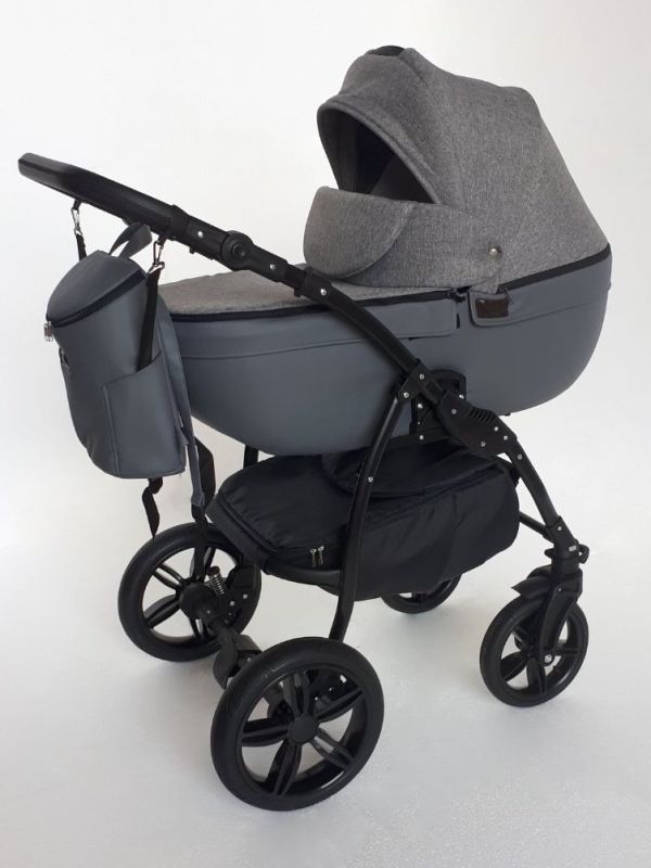 Коляска 2 в 1 Rapido CLTK серый+графит