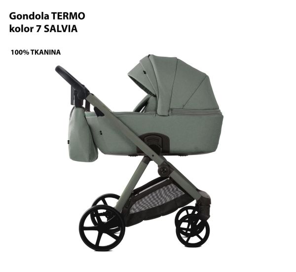 Коляска 2 в 1 Adamex Vivo PS-7 Salvia