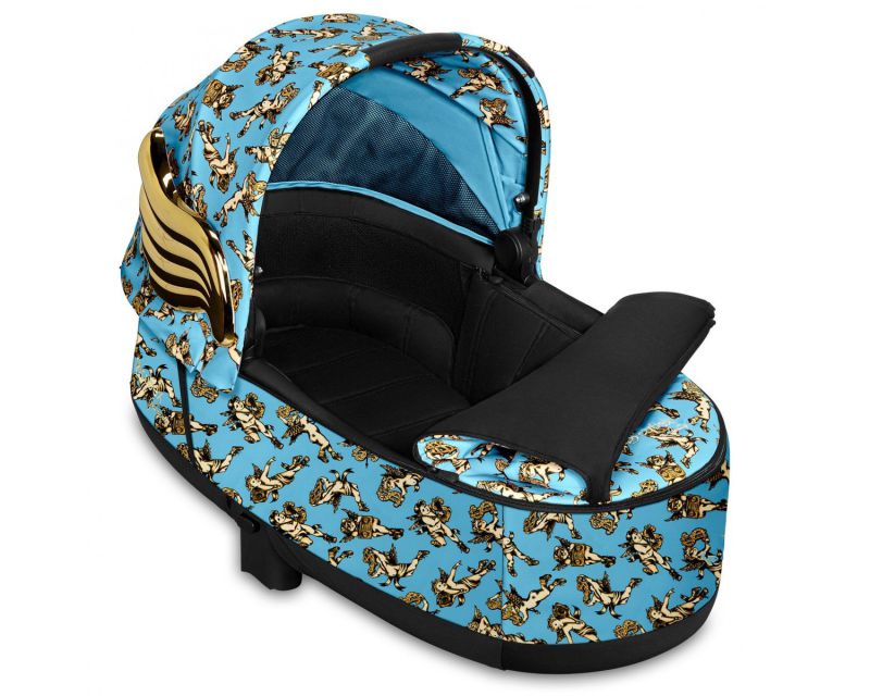 Коляска 2 в 1 Cybex Priam (Jeremy Scott Cherubs Blue)