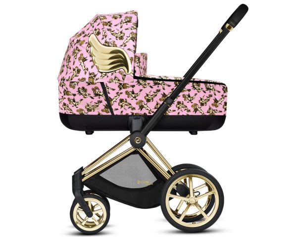 Коляска 2 в 1 Cybex Priam (Jeremy Scott Cherubs Pink)