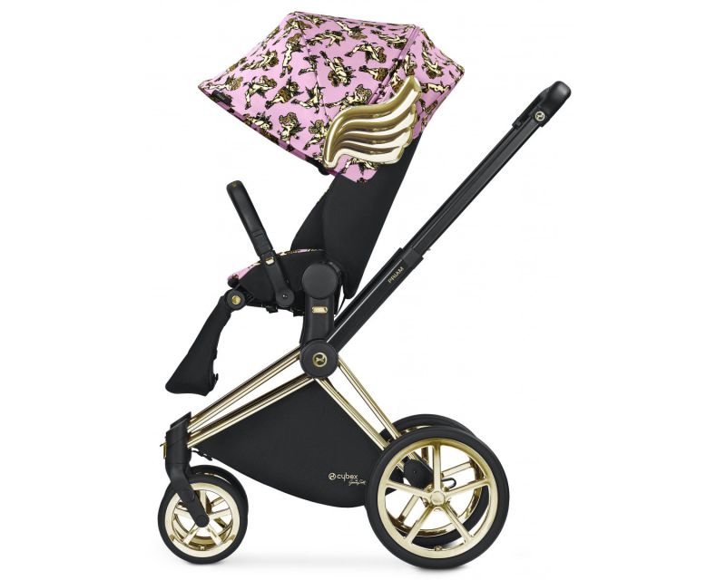 Коляска 2 в 1 Cybex Priam (Jeremy Scott Cherubs Pink)
