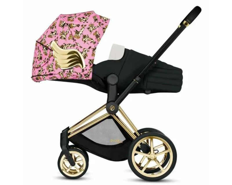 Коляска 2 в 1 Cybex Priam (Jeremy Scott Cherubs Pink)