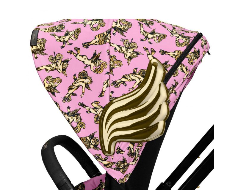 Коляска 2 в 1 Cybex Priam (Jeremy Scott Cherubs Pink)