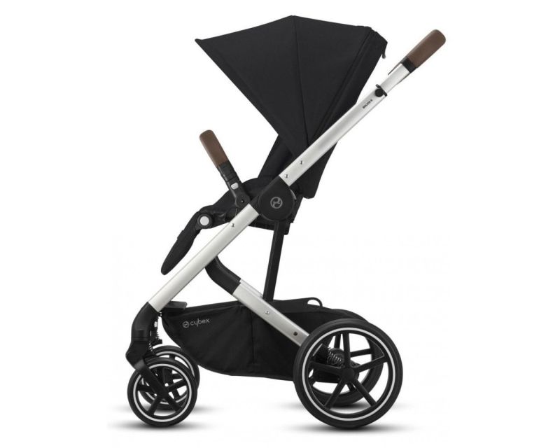 Прогулянкова коляска Cybex Balios S Lux SLV (Deep Black)