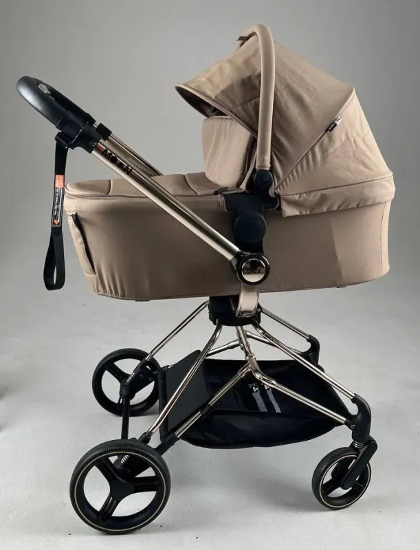 Коляска 2 в 1 Bair Moon Gold Edition MG-03 капучино