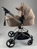 Коляска 2 в 1 Bair Moon Gold Edition MG-03 капучино
