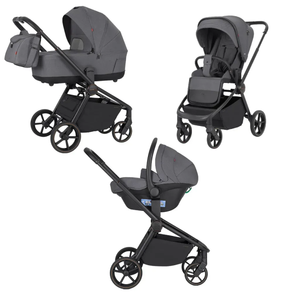Коляска 3 в 1 CARRELLO EPICA CRL-8511 Iron Grey 2025